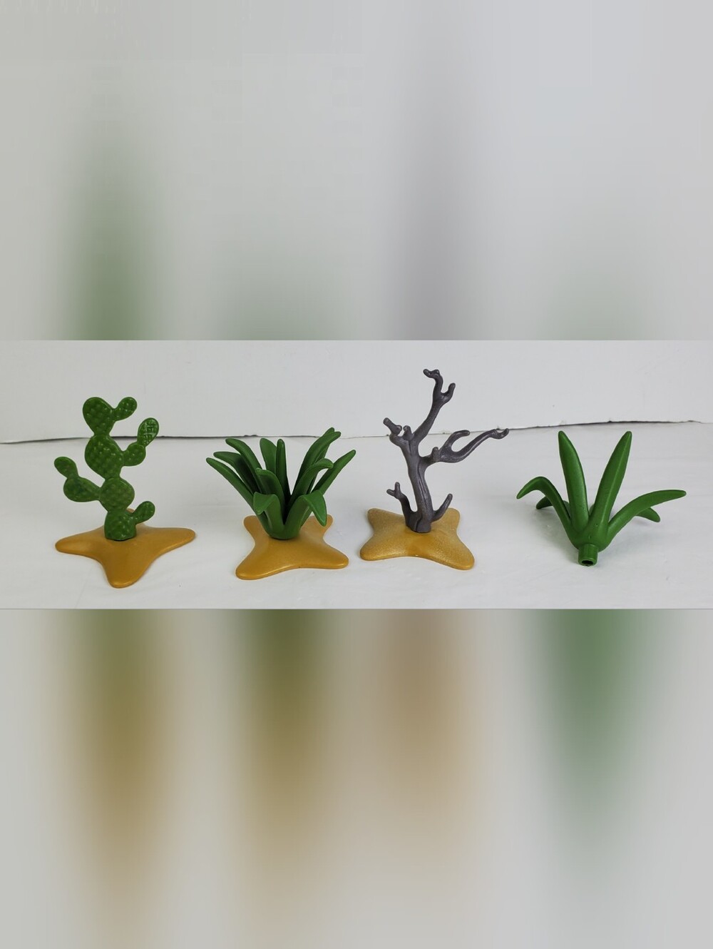 Playmobil Vintage Western Desert Plants Agave Cactus Dead Tree Replacements GUC